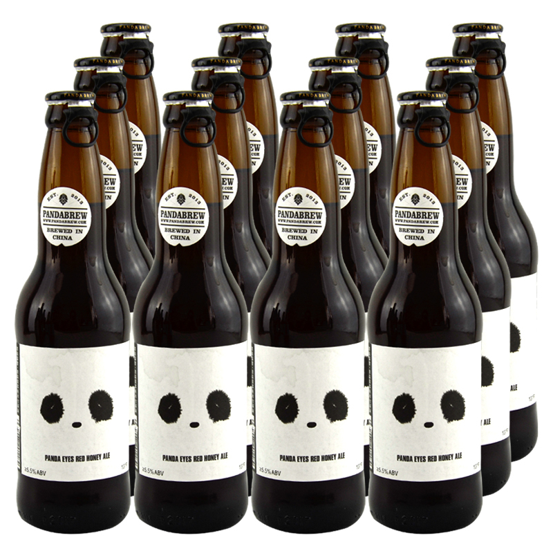 熊猫眼蜂蜜艾尔啤酒330ml*12瓶